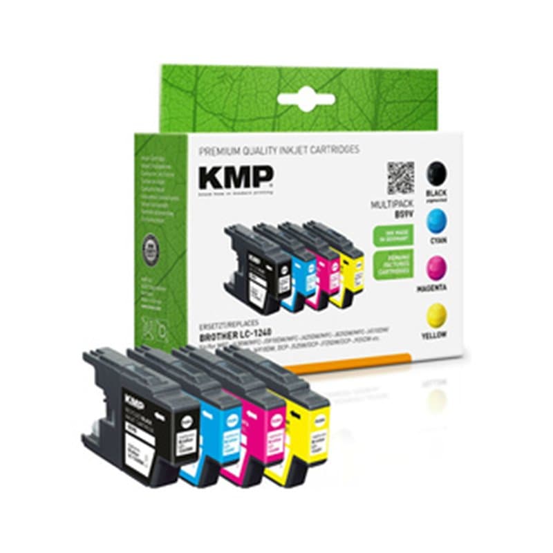 KMP 1524,4805 cartouche d'encre 4 pièce(s) Compatible Noir, Cyan, Magenta, Jaune