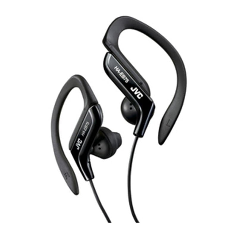 JVC HA-EB75 Écouteurs Avec fil Crochets auriculaires, Ecouteurs Musique Noir