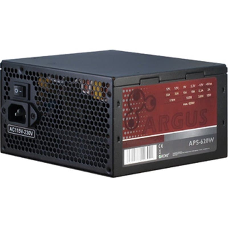 Inter-Tech Argus APS unité d'alimentation d'énergie 620 W 20+4 pin ATX ATX Noir