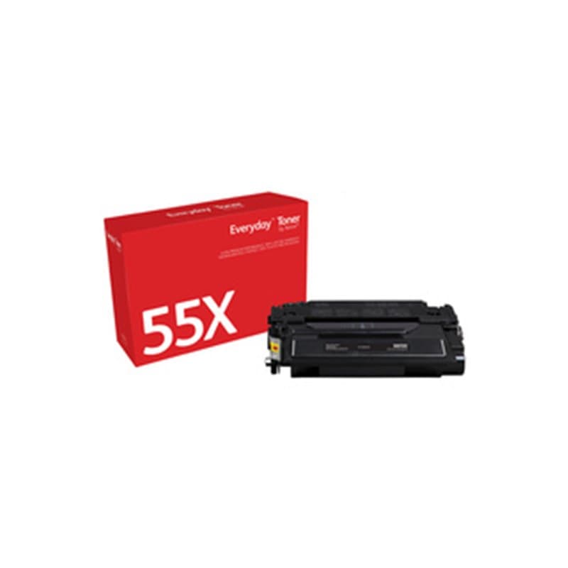 Everyday Toner Noir de Xerox compatible avec HP 55X (CE255X/ CRG-324II), Grande capacité