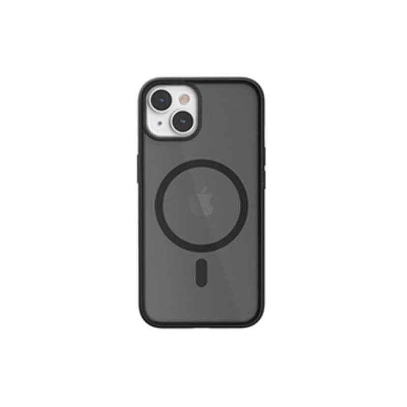 Woodcessories CLEAR CASE MAGSAFE coque de protection pour téléphones portables 17 cm (6.7") Housse Noir, Gris