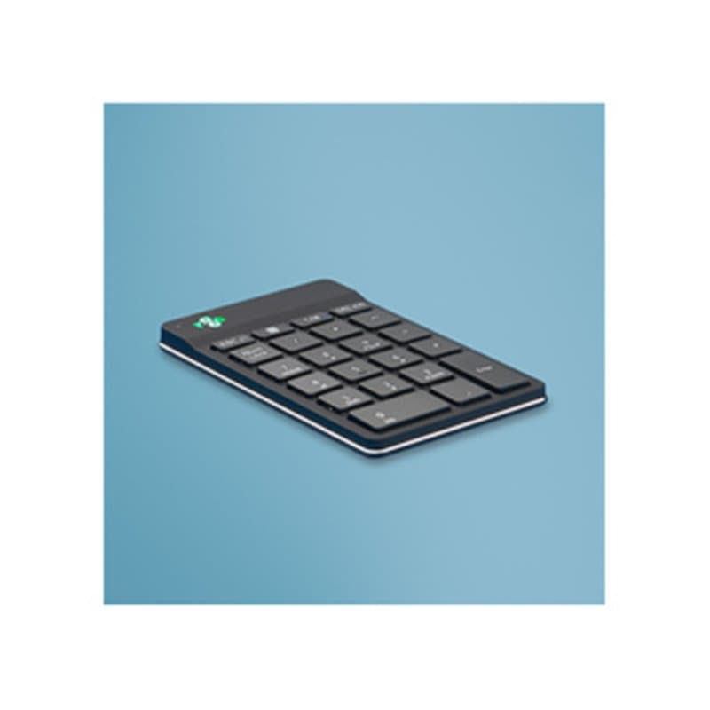 R-Go Tools Clavier R-Go Numpad Break, clavier numérique ergonomique avec logiciel de pause, bluetooth, noir