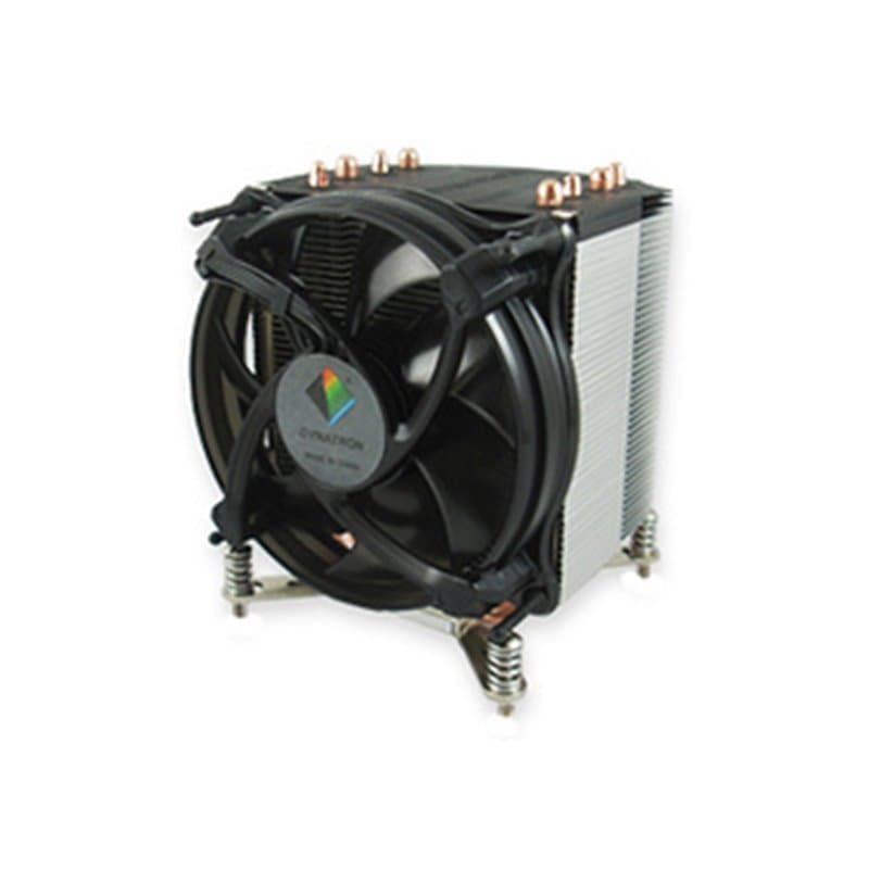 Inter-Tech K-17 Processeur Refroidisseur 9,2 cm Aluminium, Noir