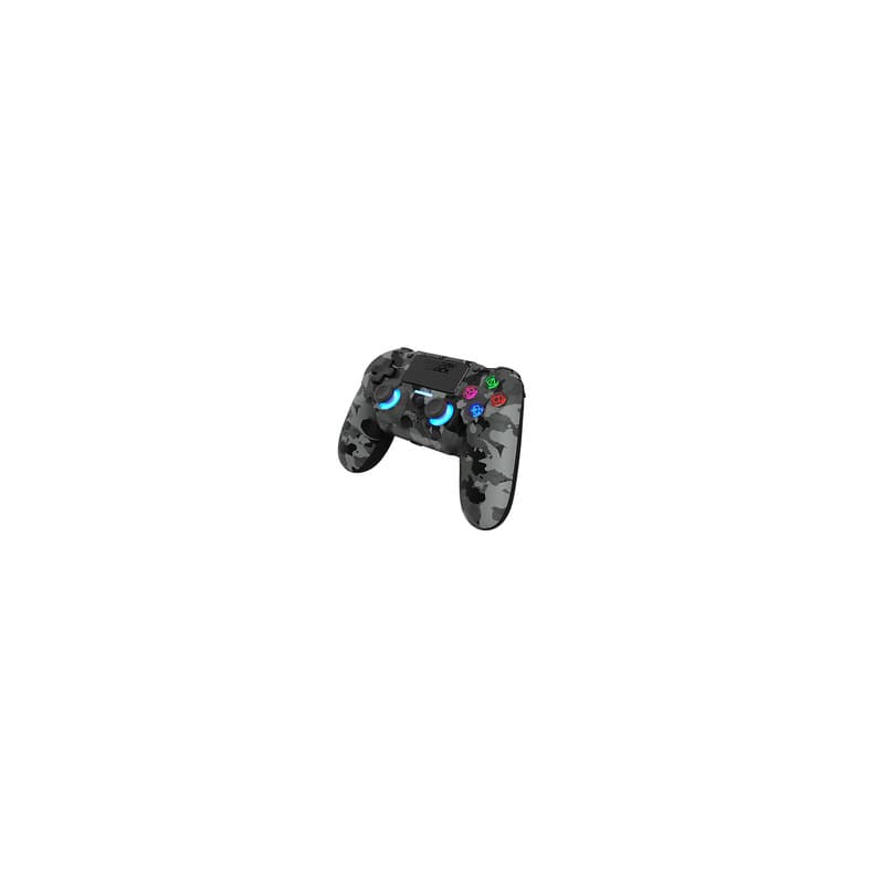 Dragonshock Mizar Camouflage, Gris Bluetooth Manette de jeu Analogique/Numérique PlayStation 4