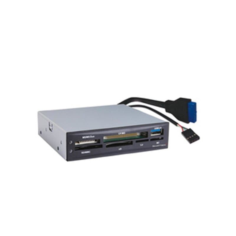 Smartteck LM113U3 lecteur de carte mémoire Interne Noir, Gris