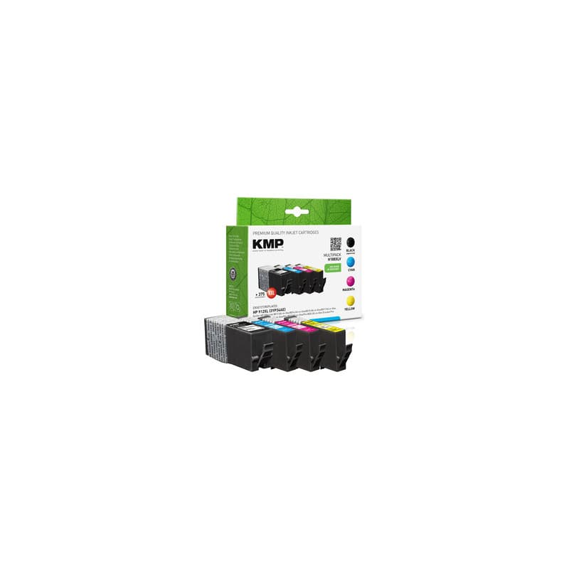 KMP MULTIPACK H 188XLV cartouche d'encre 4 pièce(s) Compatible Noir, Cyan, Magenta, Jaune