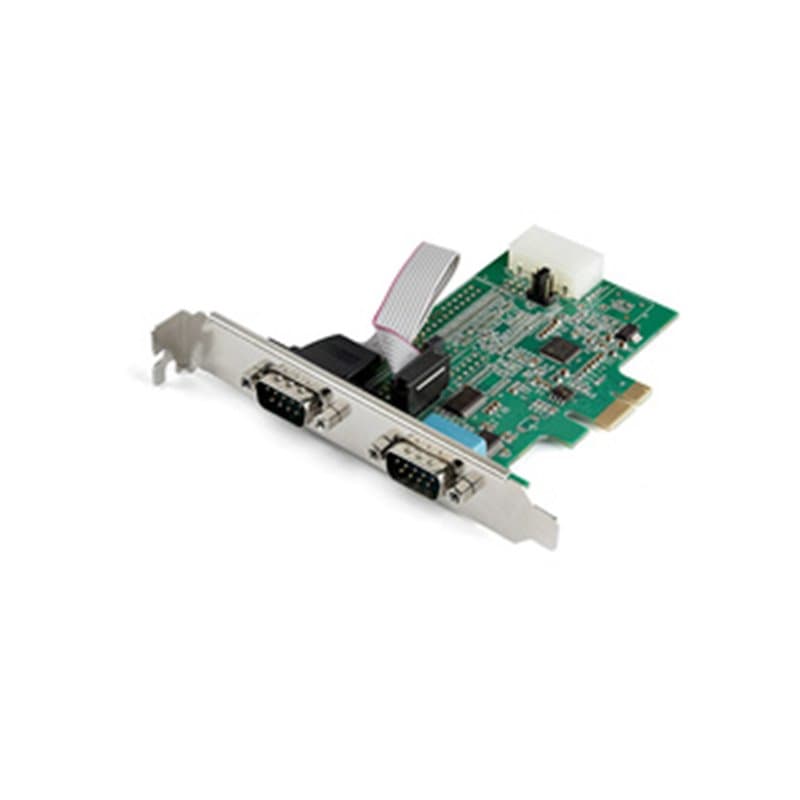StarTech.com Carte adaptateur PCI Express vers serie RS232 - 2 ports - 16950 UART - Cache FIFO de 256 octets - ASIX AX99
