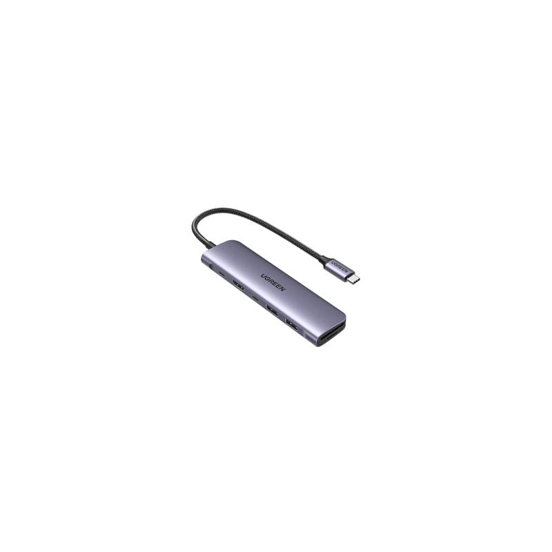 Ugreen 15214 station d'accueil Avec fil USB 3.2 Gen 1 (3.1 Gen 1) Type-C Lilas, Métallique