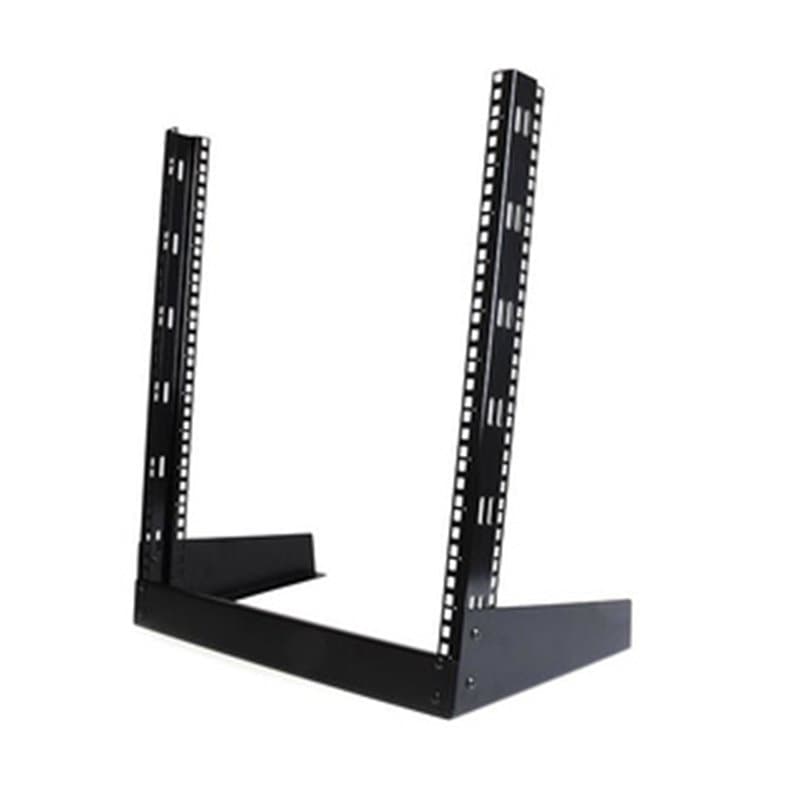 StarTech.com Rack de Bureau Noir à Cadre Ouvert 12 U 19" - Rack 2 Montants 19 Pouces
