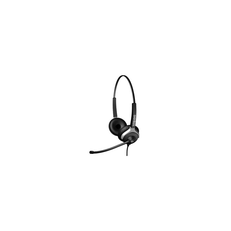GEQUDIO WA9022 écouteur/casque Avec fil Arceau Bureau/Centre d'appels Noir