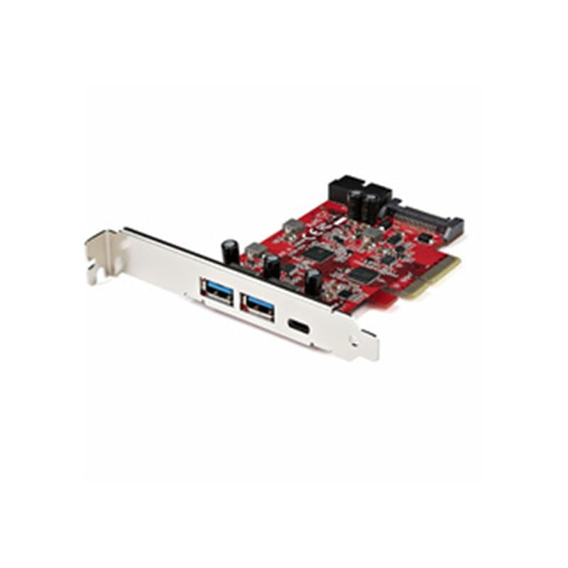 StarTech.com Carte PCI Express USB 5 Ports - Carte PCIe USB 3.2 Gen 2 (10Gbps) avec 1x USB-C & 2x USB-A - 1x IDC 2 Ports