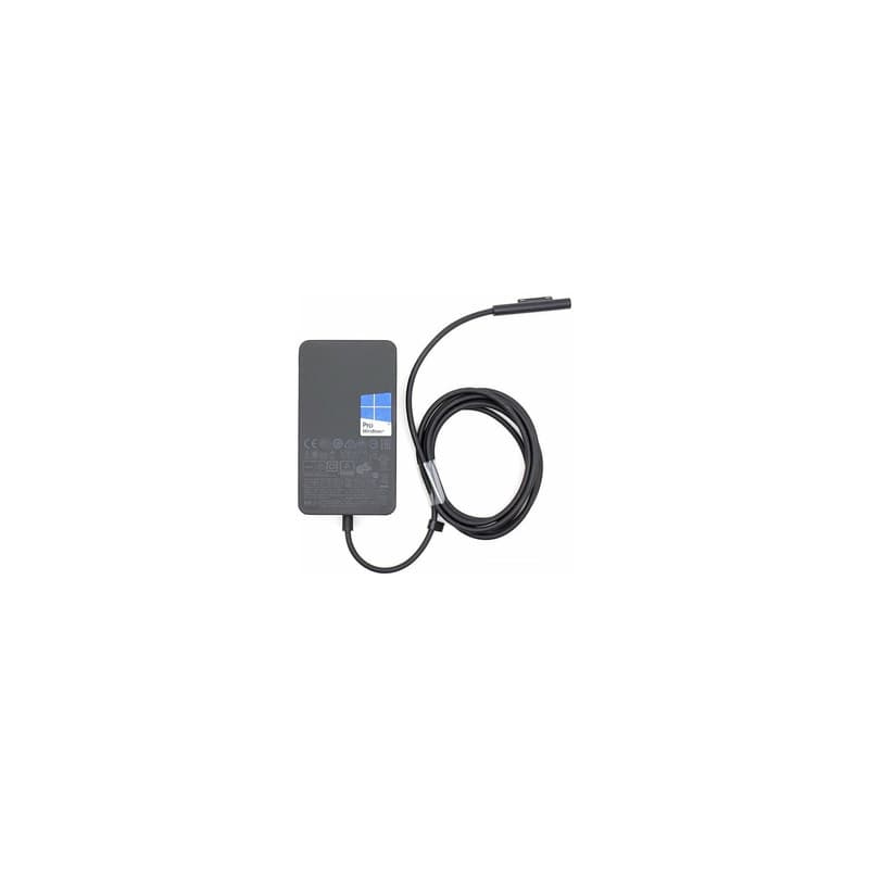 Microsoft Surface 65W Power Supply Ordinateur portable, Tablette Noir Secteur Intérieure