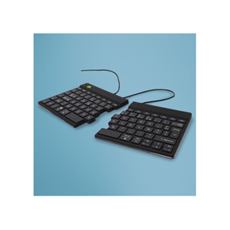 R-Go Tools Clavier ergonomique R-Go Split Break v2 avec logiciel de pause, clavier ergonomique divisé, AZERTY (FR), Fila