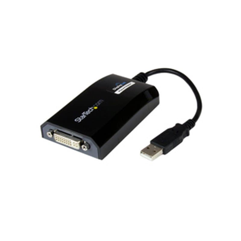 StarTech.com Adaptateur USB vers DVI - 1920x1200 - Carte Graphique et Vidéo Externe - Câble Adaptateur d'Écran Double -