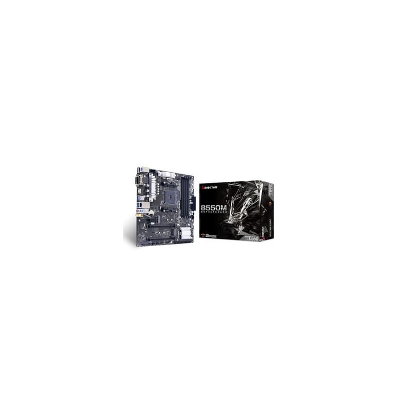 Biostar B550MX/E PRO carte mère AMD B550 Emplacement AM4 micro ATX