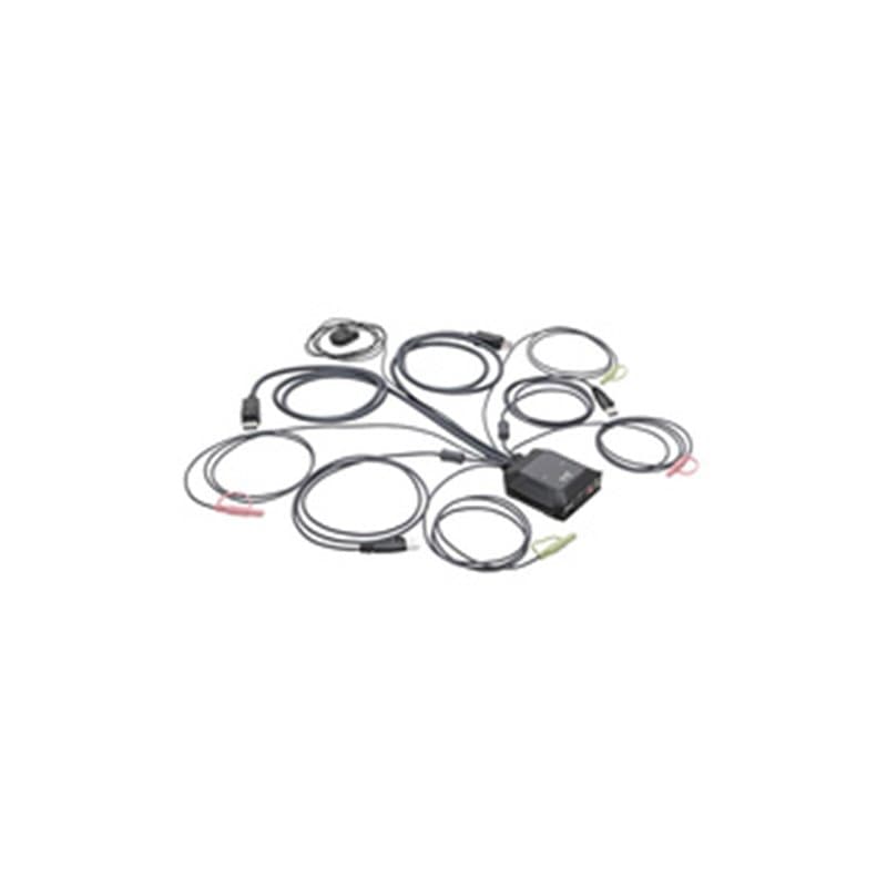 Tripp Lite B032-DPUA2 commutateur écran, clavier et souris Noir