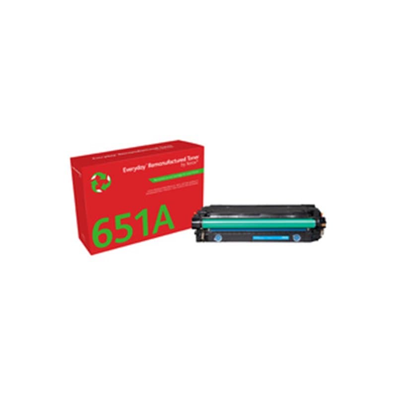 Everyday Toner Cyan de Xerox compatible avec HP 651A/ 650A/ 307A (CE341A/CE271A/CE741A), Capacité standard