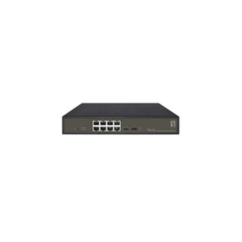 LevelOne GES-2110P commutateur réseau Géré L2 Gigabit Ethernet (10/100/1000) Connexion Ethernet, supportant l'alimentati