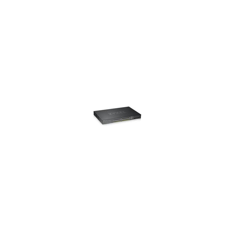 Zyxel GS1920-24HPV2 Géré Gigabit Ethernet (10/100/1000) Connexion Ethernet, supportant l'alimentation via ce port (PoE)