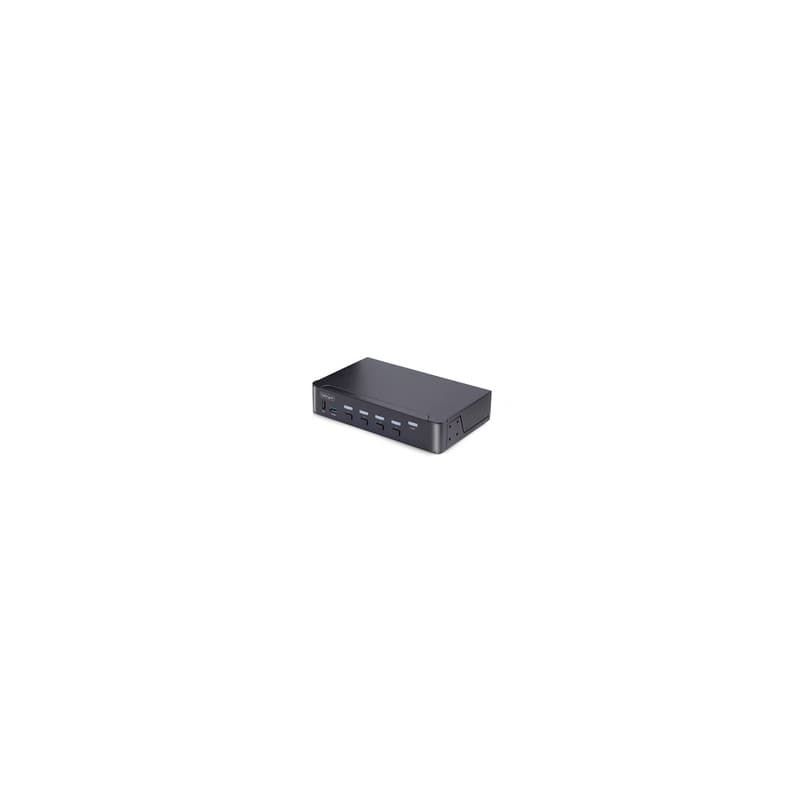 StarTech.com Switch KVM DisplayPort 4 Ports - 8K 60H/4K 144Hz, Écran Unique, DisplayPort 1.4, 2 Ports USB 3.0, 4x USB 2.