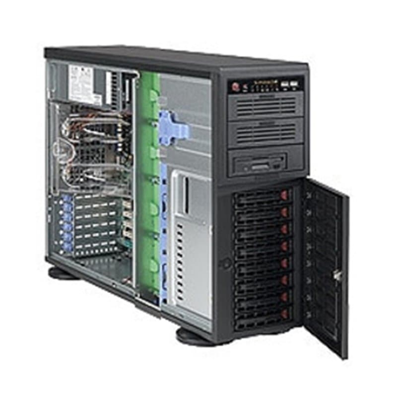 Supermicro CSE-743TQ-903B-SQ unité centrale Full Tower Noir 903 W