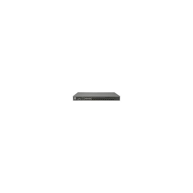LevelOne GTL-2091 commutateur réseau Géré L3 Gigabit Ethernet (10/100/1000) Gris