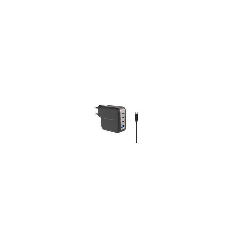 Conceptronic ALTHEA18B chargeur d'appareils mobiles Universel Noir Secteur Charge rapide Intérieure