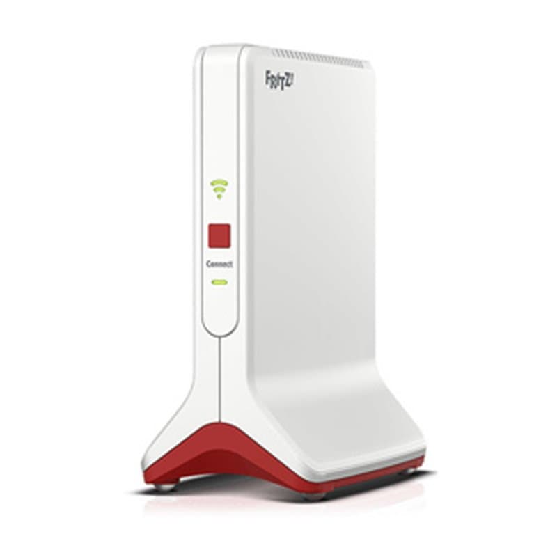 FRITZ!Repeater 6000 routeur sans fil Ethernet Tri-bande (2,4 GHz / 5 GHz / 5 GHz) Rouge, Blanc