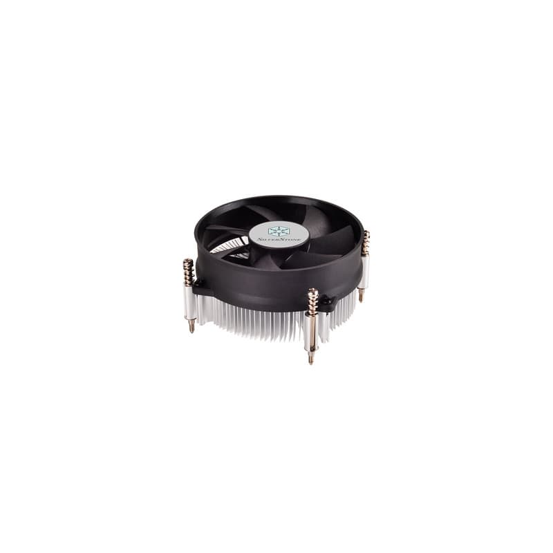 Silverstone NT09-115X Processeur Refroidisseur 9,2 cm Aluminium, Noir