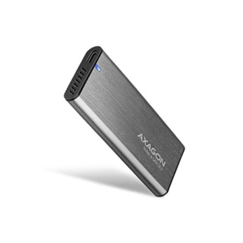 Axagon EEM2-SG2 Boîtier de disques de stockage Enceinte ssd Gris M.2