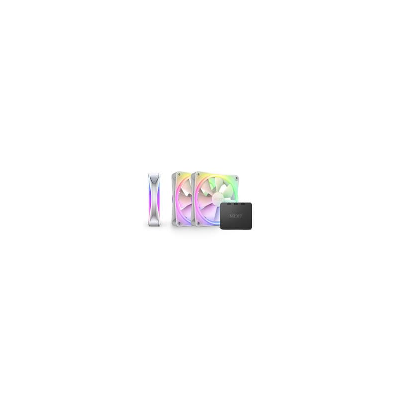 NZXT F120 RGB DUO Triple Pack Boitier PC Ventilateur 12 cm Blanc 3 pièce(s)