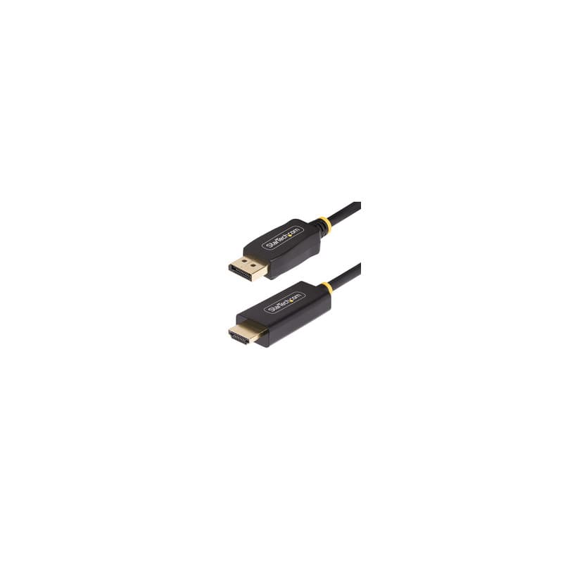 StarTech.com Câble Adaptateur DisplayPort vers HDMI de 2m, 4K 60Hz avec HDR, Adaptateur DP vers HDMI 2.0b, Convertisseur