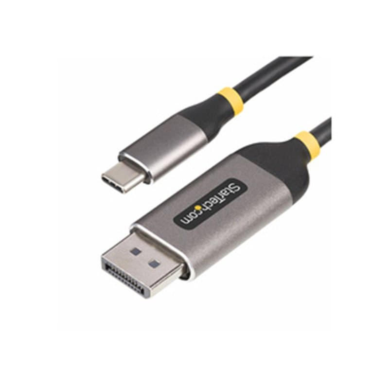 StarTech.com Câble USB-C vers DisplayPort de 3m, 8K 60Hz, 4K 144Hz, HDR, Câble Adaptateur USB-C vers DP, Câble de Conver
