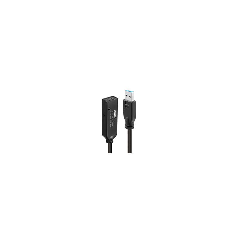 Lindy 43375 câble USB USB 3.2 Gen 1 (3.1 Gen 1) 20 m USB A Noir