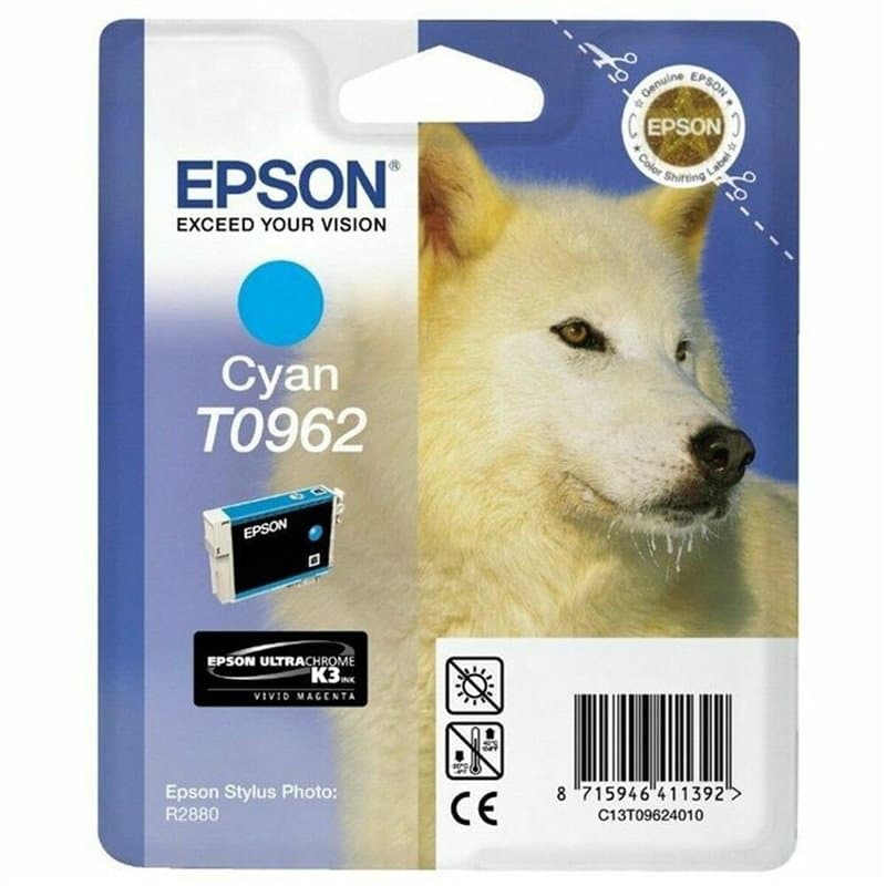 Epson Husky Cartouche "Loup" - Encre UltraChrome K3 VM Cyan