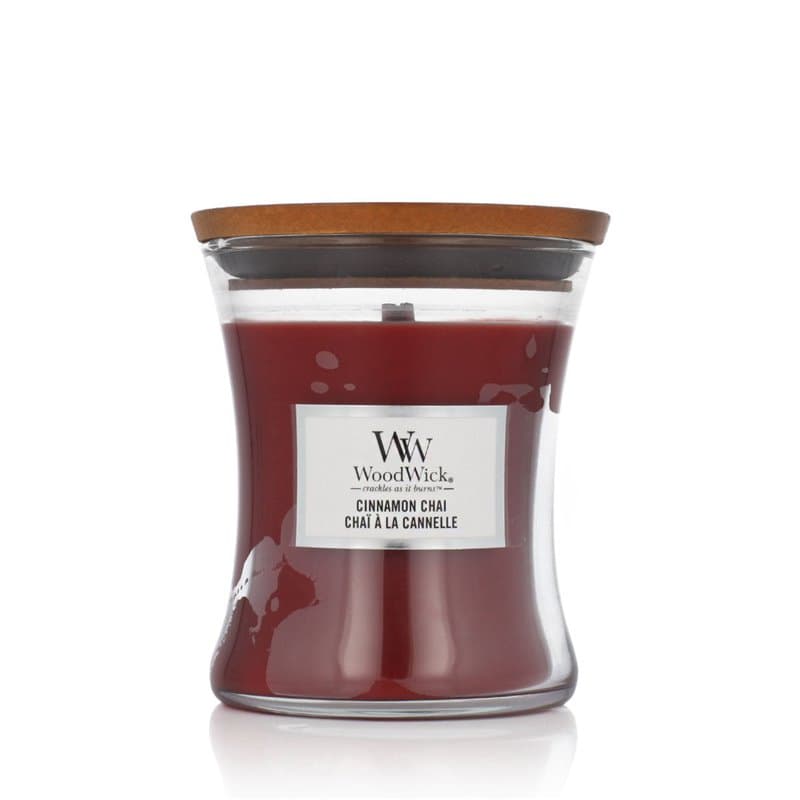 Bougie Parfumée Woodwick Medium Hourglass Candles Cinnamon Chai 275 g