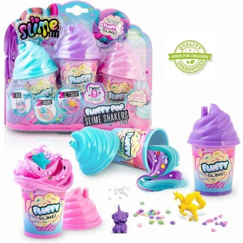 SO DIY So Slime Fluffy - Lot de 3 Slime Shakers Fluffy parfumés - Découvre une nouvelle texture de slime ! - SSC 101 - 6