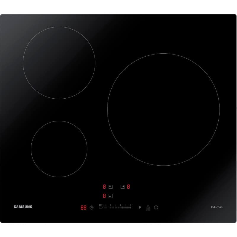Samsung NZ63M3707AK Noir Intégré 60 cm Plaque avec zone à induction 3 zone(s)