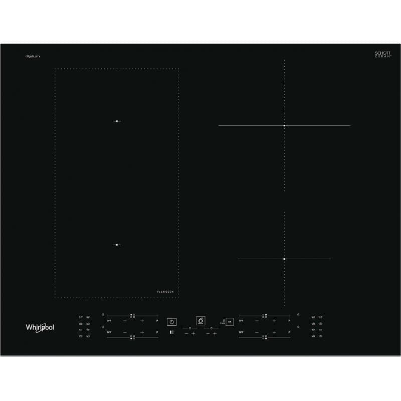 Whirlpool WL B4265 BF/IXL plaque Noir Intégré 65 cm Plaque avec zone à induction 4 zone(s)