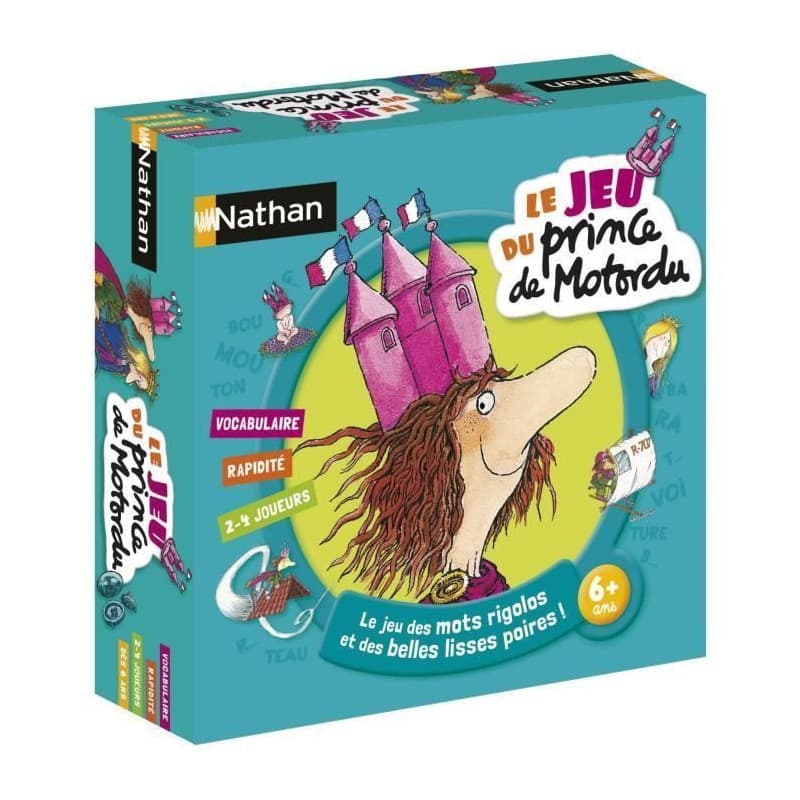 Nathan le Jeu du Prince de Motordu Jeu de société Apprentissage