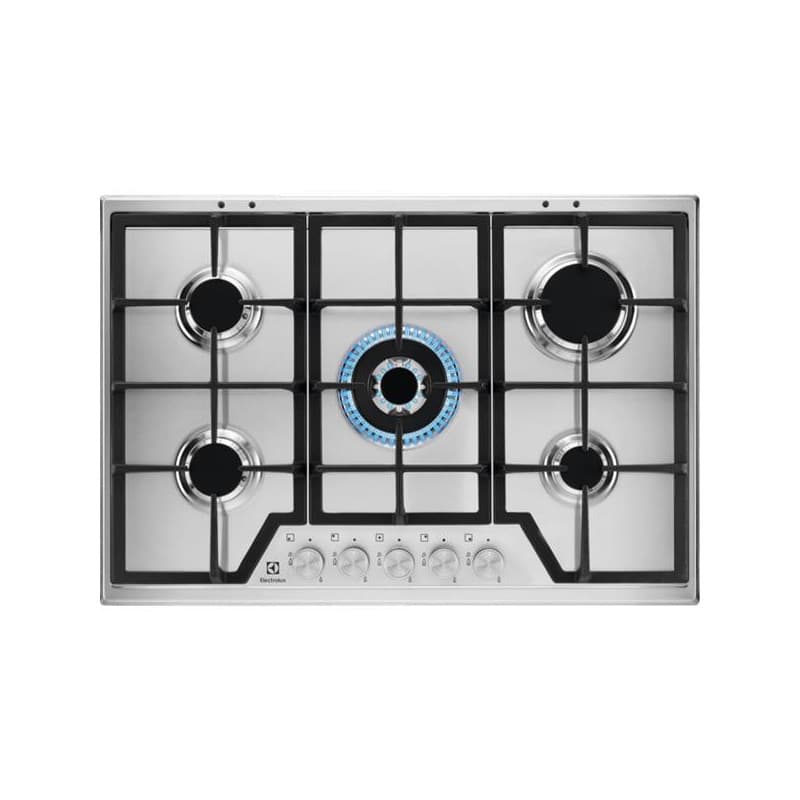 Electrolux SÉRIE 600 PRO Slim line - Table:Gaz - Largeur (mm):744 - Encastrement s ELECTROLUX - KGS7536SX