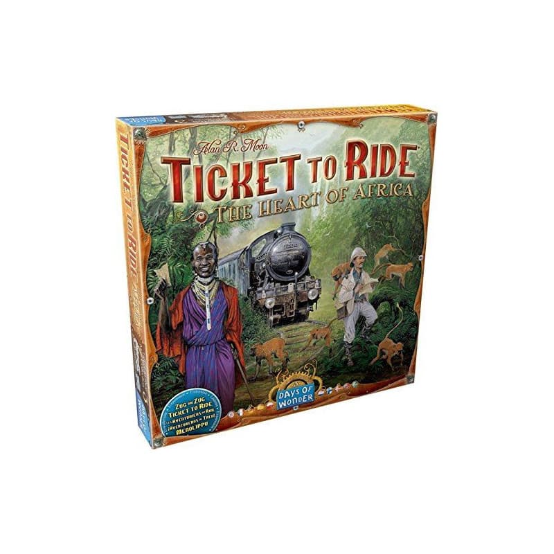 Les Aventuriers du Rail 13 Map Collection 3 Au cur de l Afrique The Heart of Africa