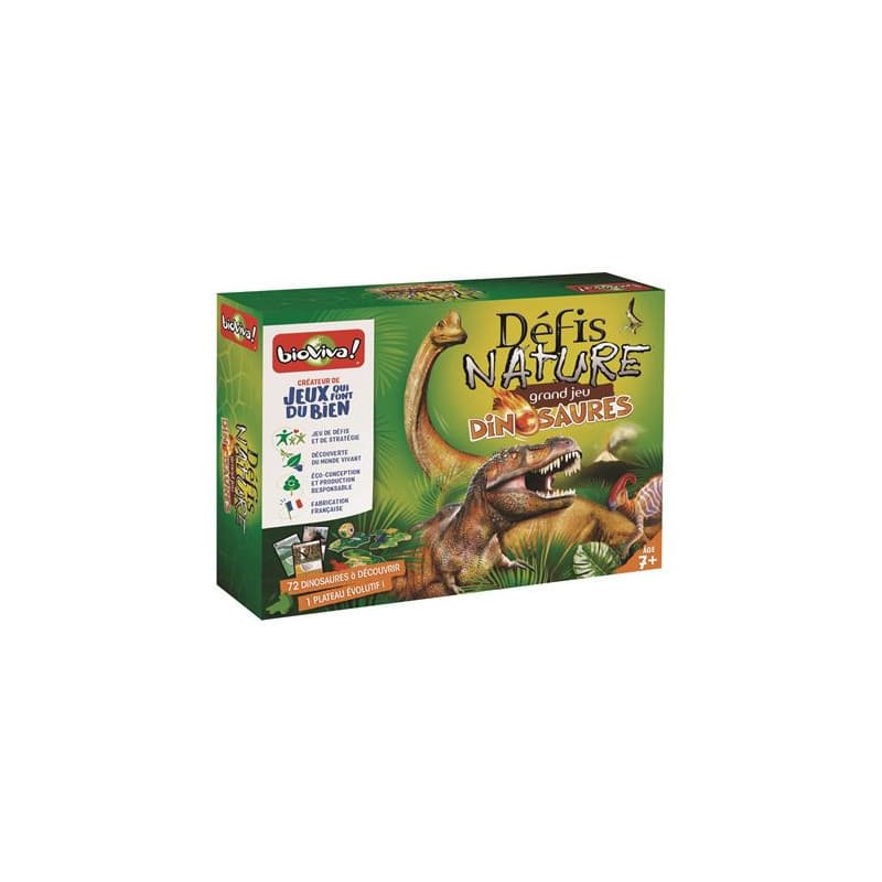 Jeu de société Bioviva Le grand jeu Défis Nature Dinosaures