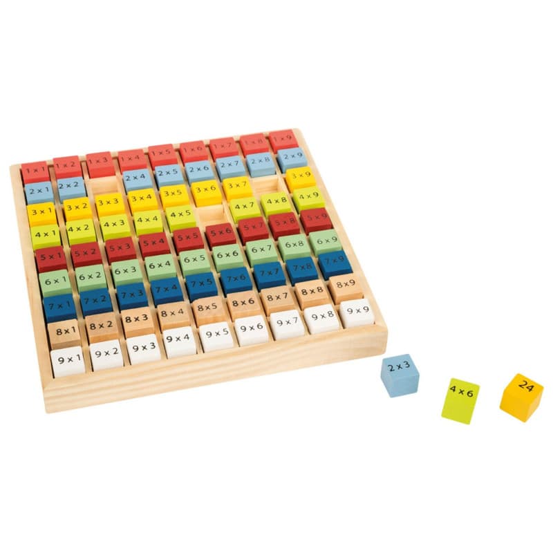 Small Foot - Wooden Math Multiplication Color, 82dlg. 11163