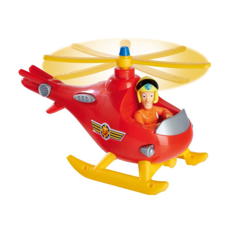Simba - Fireman Sam Wallaby Helicopter with Tom Thomas 109252507