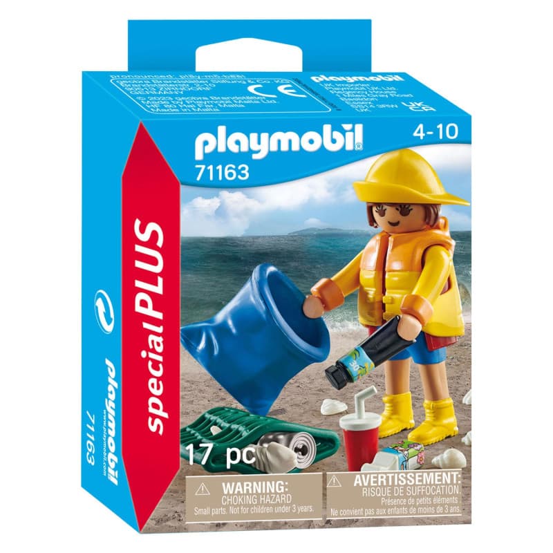 Playmobil Special Plus 71163 Bénévole ramassage de déchets