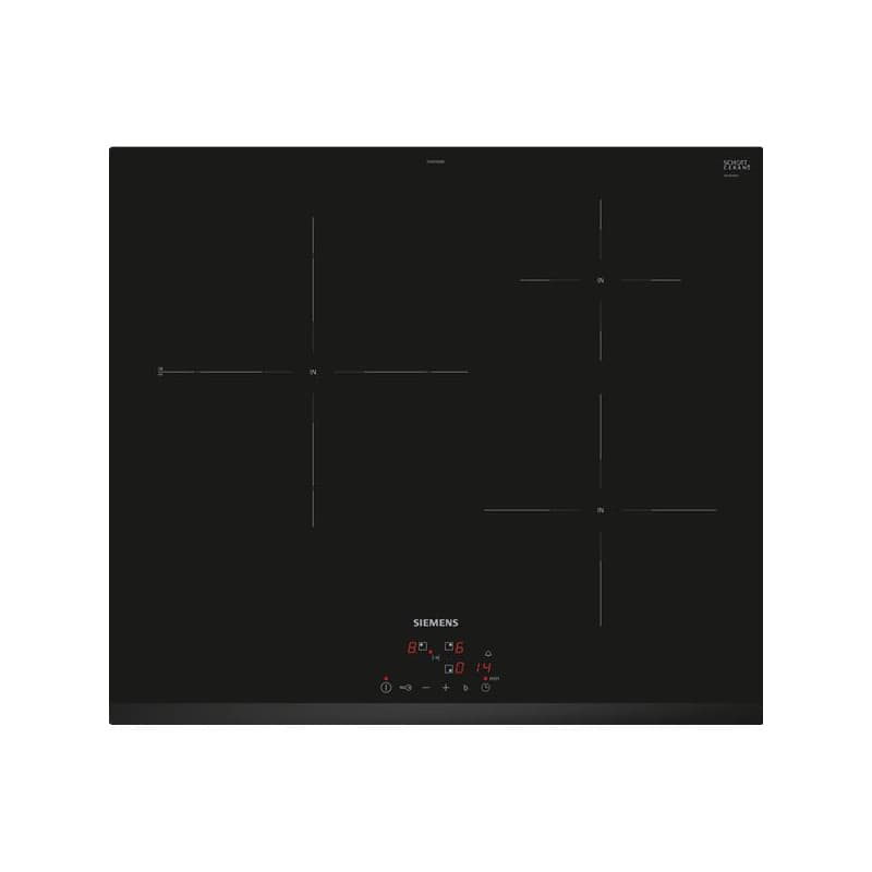 Siemens iQ100 EH631BJB6E plaque Noir Intégré 59.2 cm Plaque avec zone à induction 3 zone(s)