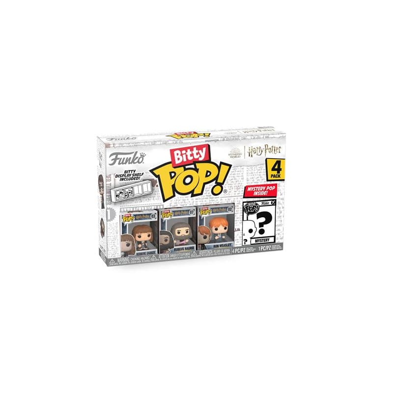 Pack de 4 figurines Funko Bitty Pop Harry Potter Hermione in robe