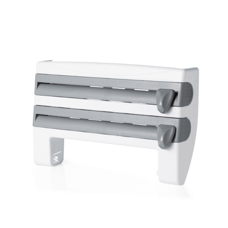 Herzberg HG-03145: Distributeur mural d'essuie-tout, de film alimentaire et de papier d'aluminium pour la cuisine