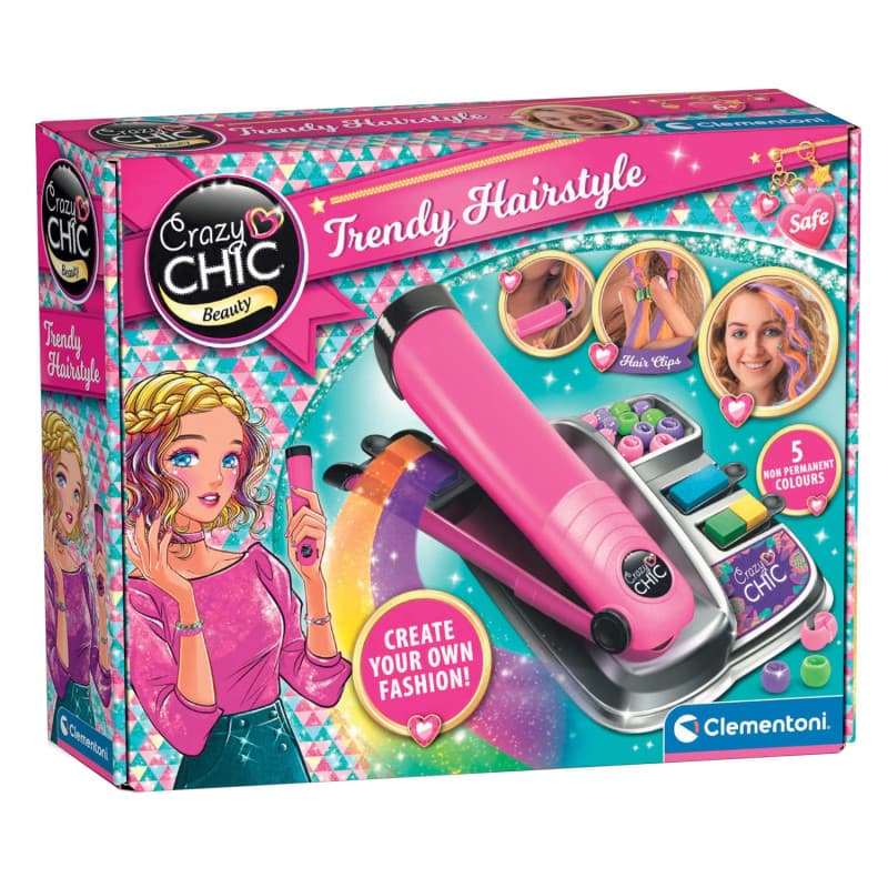 Clementoni Crazy Chic - Trendy Hairstyle Hair Dye Kit 18750
